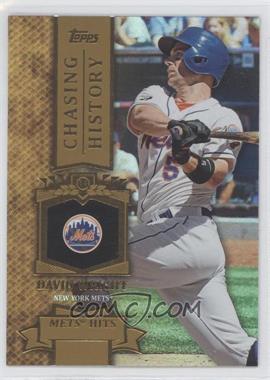 2013 Topps - Chasing History - Gold Foil #CH-24 - David Wright