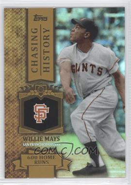 2013 Topps - Chasing History - Gold Foil #CH-47 - Willie Mays