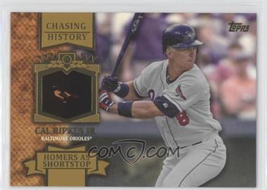 2013 Topps - Chasing History - Gold Foil #CH-57 - Cal Ripken Jr.