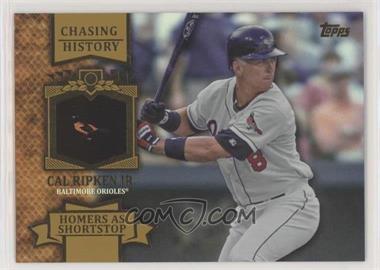 2013 Topps - Chasing History - Gold Foil #CH-57 - Cal Ripken Jr.