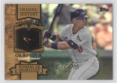 2013 Topps - Chasing History - Gold Foil #CH-57 - Cal Ripken Jr.