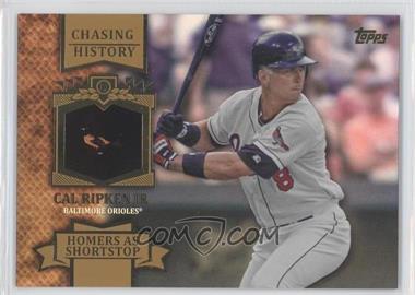 2013 Topps - Chasing History - Gold Foil #CH-57 - Cal Ripken Jr.