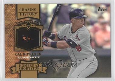 2013 Topps - Chasing History - Gold Foil #CH-57 - Cal Ripken Jr.