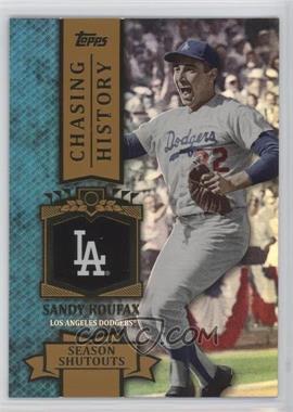 2013 Topps - Chasing History - Gold Foil #CH-69 - Sandy Koufax