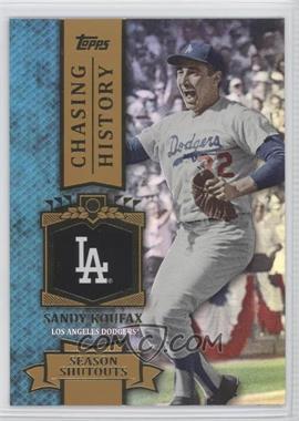 2013 Topps - Chasing History - Gold Foil #CH-69 - Sandy Koufax