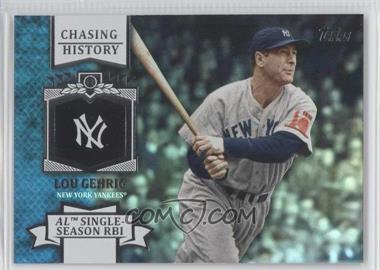 2013 Topps - Chasing History - Silver Foil #CH-10 - Lou Gehrig