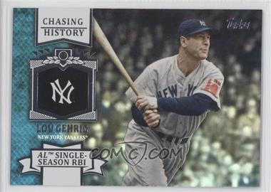 2013 Topps - Chasing History - Silver Foil #CH-10 - Lou Gehrig