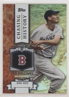 2013 Topps - Chasing History - Silver Foil #CH-33 - Ted Williams [EX to NM]