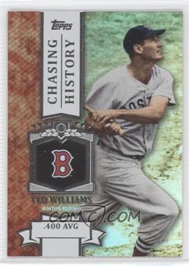 2013 Topps - Chasing History - Silver Foil #CH-33 - Ted Williams