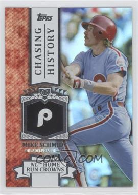 2013 Topps - Chasing History - Silver Foil #CH-40 - Mike Schmidt