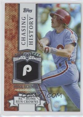 2013 Topps - Chasing History - Silver Foil #CH-40 - Mike Schmidt