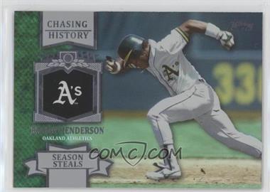 2013 Topps - Chasing History - Silver Foil #CH-58 - Rickey Henderson