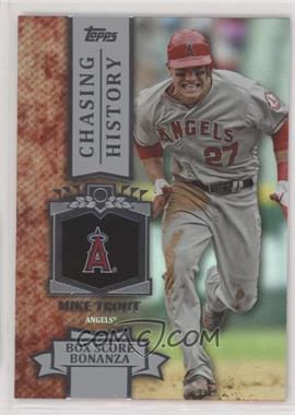 2013 Topps - Chasing History - Silver Foil #CH-64 - Mike Trout