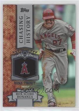 2013 Topps - Chasing History - Silver Foil #CH-64 - Mike Trout