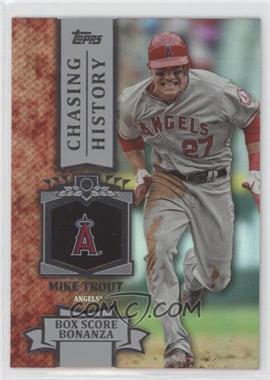 2013 Topps - Chasing History - Silver Foil #CH-64 - Mike Trout
