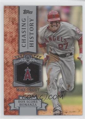 2013 Topps - Chasing History - Silver Foil #CH-64 - Mike Trout