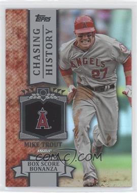 2013 Topps - Chasing History - Silver Foil #CH-64 - Mike Trout