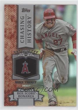 2013 Topps - Chasing History - Silver Foil #CH-64 - Mike Trout