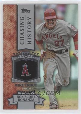 2013 Topps - Chasing History - Silver Foil #CH-64 - Mike Trout