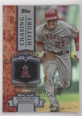 2013 Topps - Chasing History - Silver Foil #CH-64 - Mike Trout