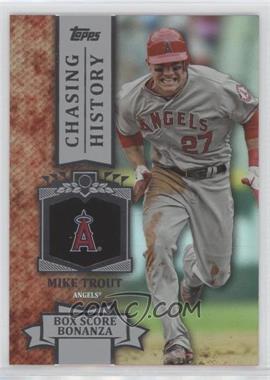 2013 Topps - Chasing History - Silver Foil #CH-64 - Mike Trout