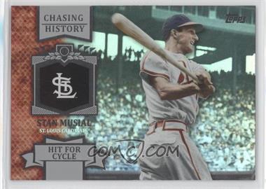 2013 Topps - Chasing History - Silver Foil #CH-74 - Stan Musial