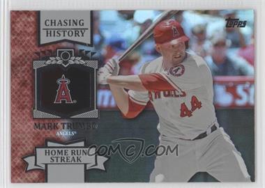 2013 Topps - Chasing History - Silver Foil #CH-78 - Mark Trumbo