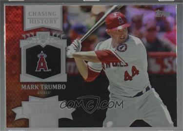 2013 Topps - Chasing History - Silver Foil #CH-78 - Mark Trumbo