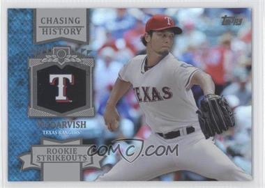 2013 Topps - Chasing History - Silver Foil #CH-80 - Yu Darvish