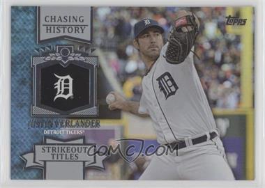 2013 Topps - Chasing History - Silver Foil #CH-88 - Justin Verlander