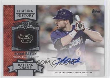 2013 Topps - Chasing History Autograph #CHA-AE.1 - Adam Eaton (Batting Champ)