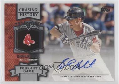 2013 Topps - Chasing History Autograph #CHA-BH.2 - Brock Holt (Four-Hit Game)