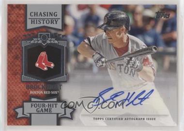 2013 Topps - Chasing History Autograph #CHA-BH.2 - Brock Holt (Four-Hit Game)