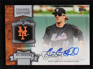 2013 Topps - Chasing History Autograph #CHA-CC.1 - Collin Cowgill (Black Jersey)