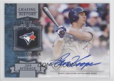 2013 Topps - Chasing History Autograph #CHA-DC - David Cooper