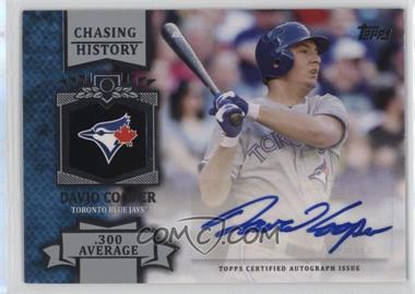 2013 Topps - Chasing History Autograph #CHA-DC - David Cooper