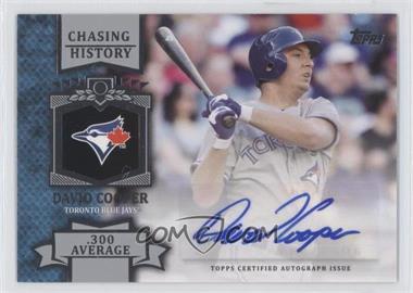 2013 Topps - Chasing History Autograph #CHA-DC - David Cooper