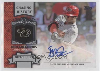 2013 Topps - Chasing History Autograph #CHA-DG.2 - Didi Gregorius (Dutch List)