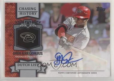 2013 Topps - Chasing History Autograph #CHA-DG.2 - Didi Gregorius (Dutch List)