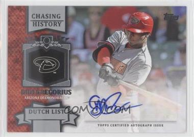 2013 Topps - Chasing History Autograph #CHA-DG.2 - Didi Gregorius (Dutch List)