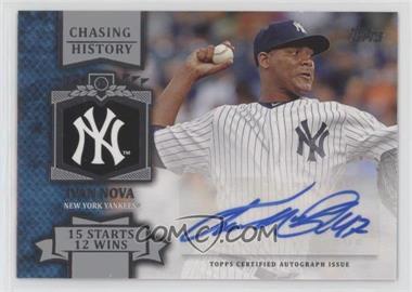 2013 Topps - Chasing History Autograph #CHA-IN - Ivan Nova