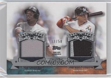 2013 Topps - Chasing History Dual Relic #CHDR-SS - Gary Sheffield, Giancarlo Stanton /50