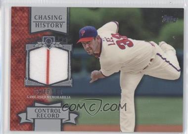 2013 Topps - Chasing History Relic #CHR-CL.1 - Cliff Lee (Control Record)