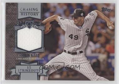 2013 Topps - Chasing History Relic #CHR-CSA - Chris Sale