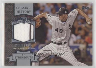 2013 Topps - Chasing History Relic #CHR-CSA - Chris Sale