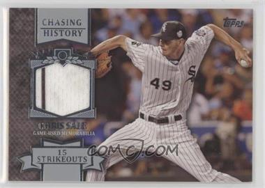 2013 Topps - Chasing History Relic #CHR-CSA - Chris Sale