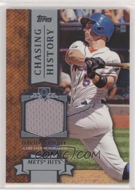 2013 Topps - Chasing History Relic #CHR-DW.2 - David Wright (Mets Hits)