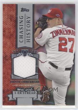 2013 Topps - Chasing History Relic #CHR-JZ - Jordan Zimmermann [Good to VG‑EX]