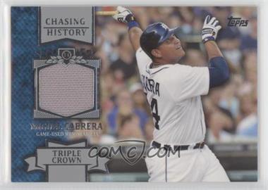 2013 Topps - Chasing History Relic #CHR-MIC - Miguel Cabrera