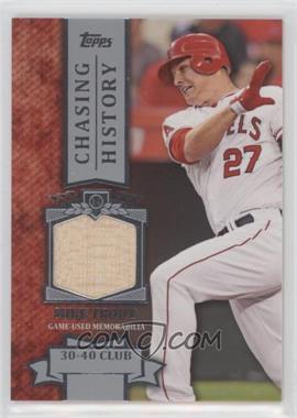 2013 Topps - Chasing History Relic #CHR-MIT - Mike Trout